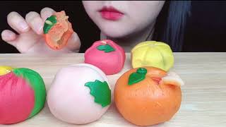 Subbi Asmr - Fruits Rice Cake, Flower Rice Cake Bites Only