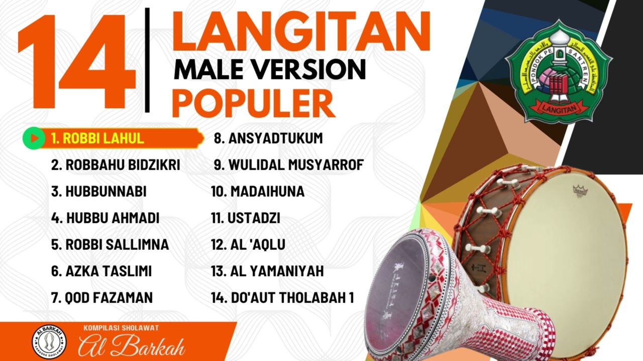 Album Sholawat Langitan Populer MALE VERSION