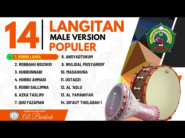 Album Sholawat Langitan Populer MALE VERSION class=