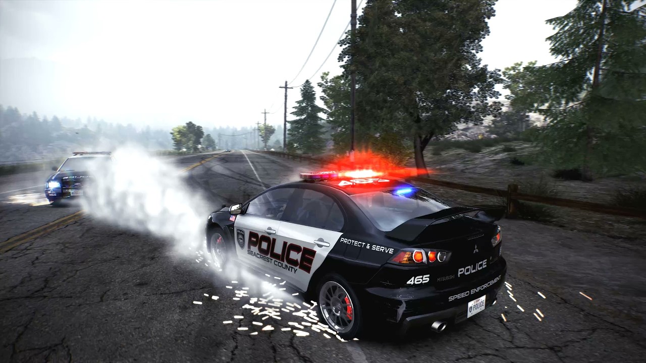 Mitsubishi Lancer Evolution X & Lamborghini Gallardo LP 560-4 (Online Racing In Traffic Police Unit)