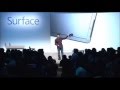 Microsoft Surface drop test live on stage!