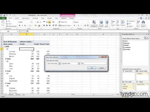 0304 Filtering a PivotTable by rule