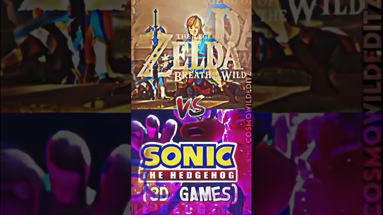 Breath Of The Wild Vs 3D Sonic Games 