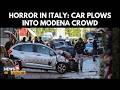 Italy Horror Car Rams Into Crowd In Modena Several Seriously Injured N18G 4K 