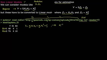 Non Linear Models