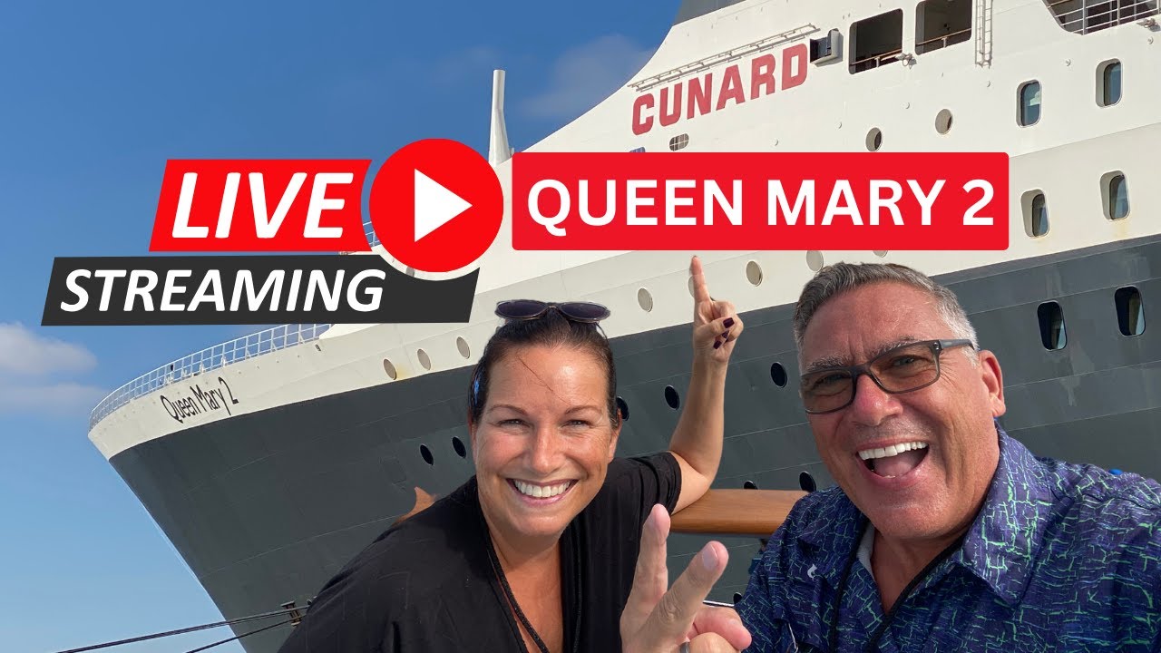 Queen Mary 2 LIVE 1 18 24 Off The West Coast Of Africa Heading Queen Mary 2 LIVE 1 18 24 Off The West Coast Of Africa Heading
