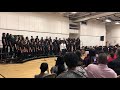 Middle School Choir and Orchestra perform “Glory” from Selma