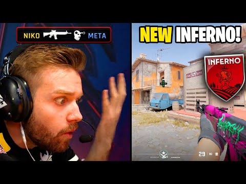 PRO PLAYERS & STREAMERS PLAY NEW DE_INFERNO!! NIKO PLAYS WITH SG AGAIN?? Twitch Recap CSGO / CS2