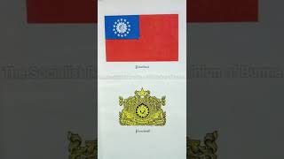 Download Lagu Myanmar's State flag and State seal through 3 periods MP3