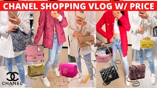 Chanel Shopping Vlog With Price  Chanel 22k Bags Classic Flap Chanel Mini Flap Ready To Wear Etc