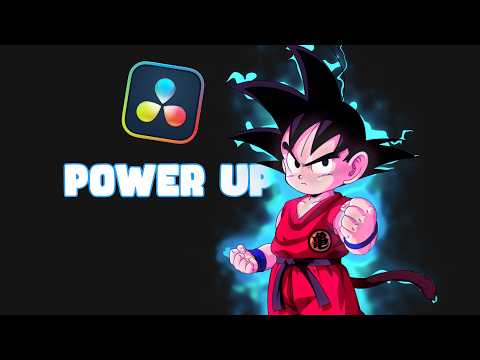 How to Create Anime Aura Effect Davinci Resolve