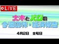 【株・FX・仮想通貨】大木とパグの今週の株、経済報告 4/2