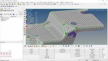 02 Hypermesh | How to improve Mesh Quality part 2