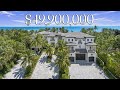 Inside a 49900000 florida mansion on the ocean with a 20 car garage