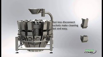 The PrimoCombi Multi-Head Weigher for automatic weighing, dispensing and filling
