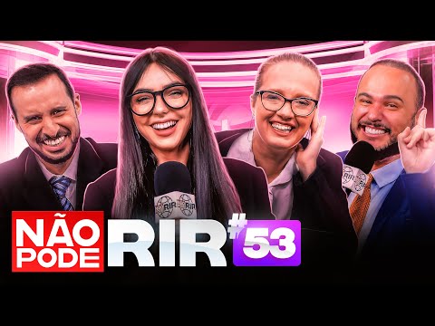 JORNAL NÃO PODE RIR com Nyvi Estephan, Marcos Castro, Luciana D'Aulizio e Ed Gama