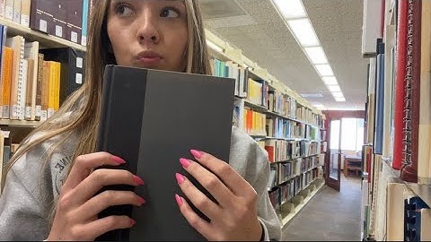 library book tapping/scratching asmr  💕📖 ~ lofi, no talking