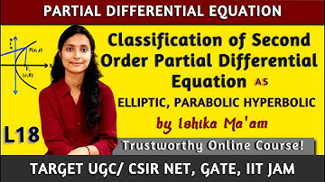 Partial Differential Equations of Second Order : L18 | CSIR NET, JAM, GATE, UPSC |