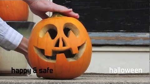 exploding pumpkin - self-carving - mrseng