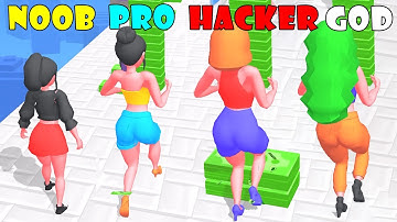 NOOB vs PRO vs HACKER vs GOD - Success Race Run 3d