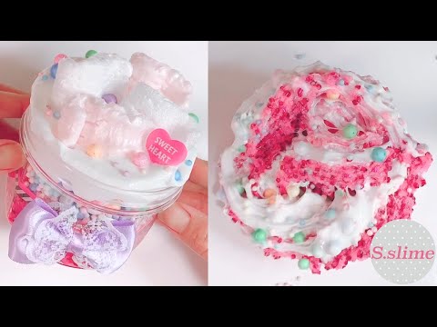 【スライムレビュー】S.slime様のLOVEクランチ/バレンタインスライム【ASMR 音フェチ Slime 슬라임】