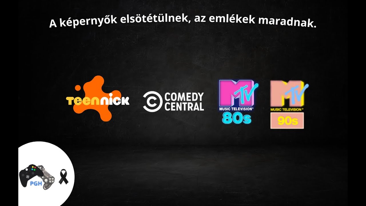 BÚCSÚ A TV CSATORNÁKTÓL (Teennick, MTV 80's, MTV 90's, Comedy Central) #tv #ident