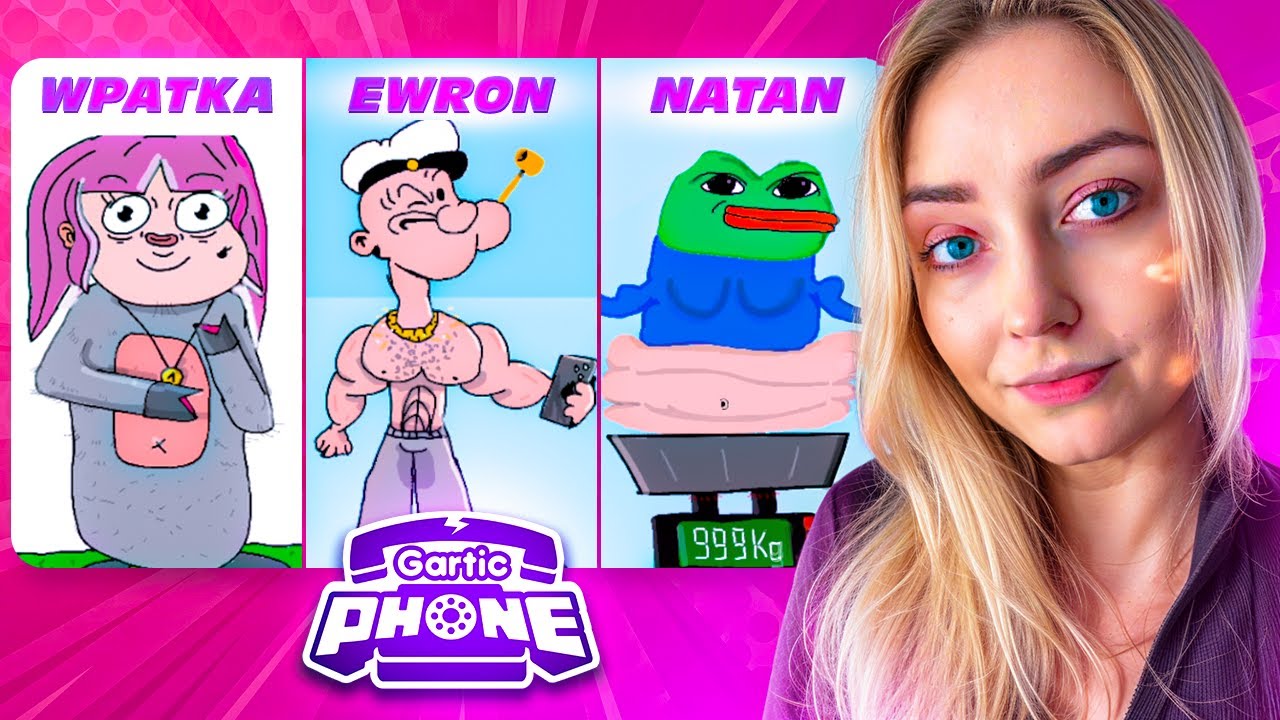 MUSIELI WYMIENIĆ SIĘ RYSUNKAMI | GARTIC PHONE ANGELA35