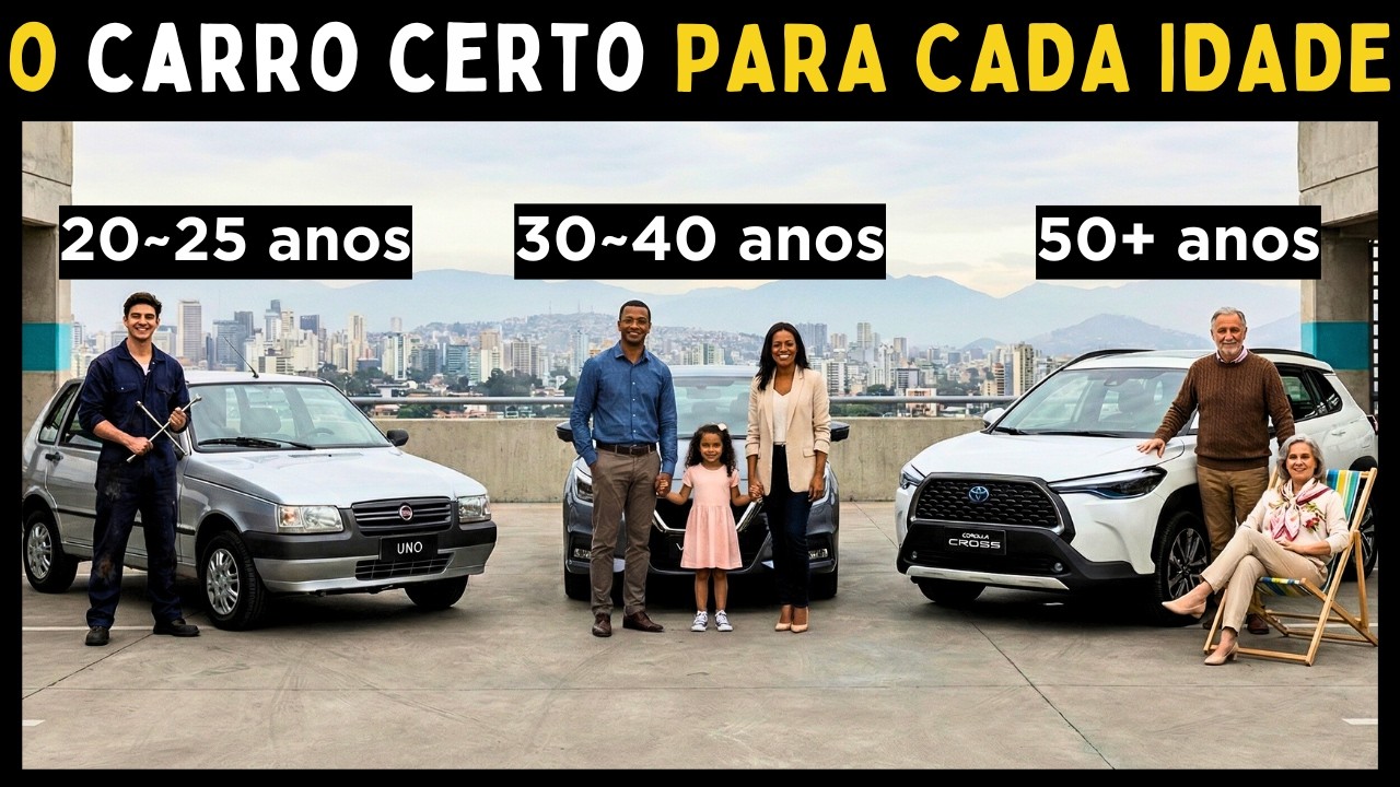 QUAL CARRO COMPRAR PARA CADA FASE DA VIDA? | Escolha o CARRO CERTO na HORA certa!