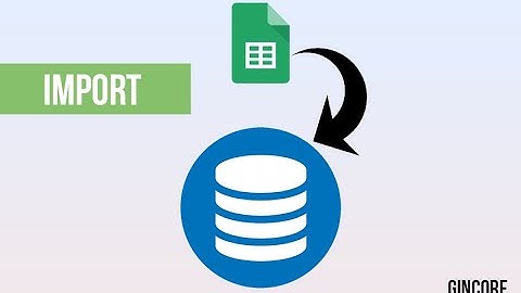 Importing data into the Gincore system
