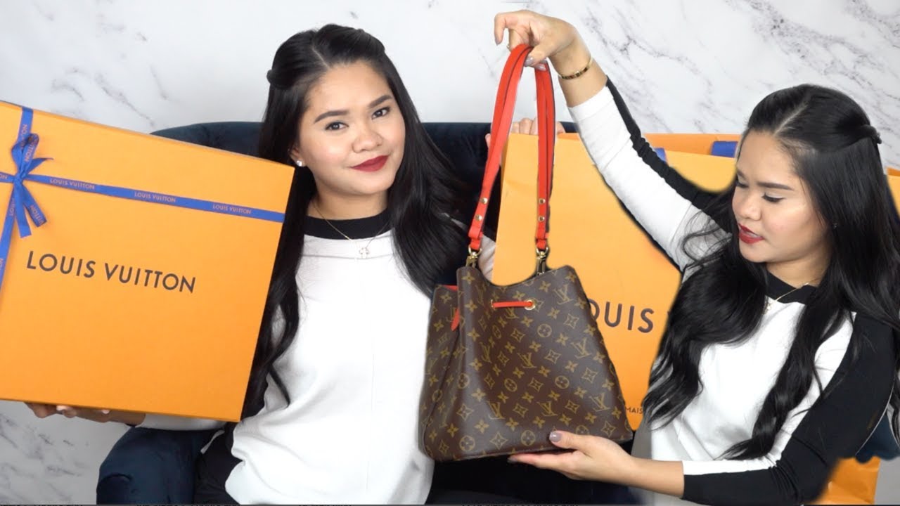 NEONOE LOUIS VUITTON HANDBAG &quot;UNBOXING&quot; & REVIEW I EVERYTHING YOU NEED TO KNOW! - YouTube