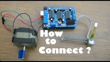 How to connect stepper motor to an arduino