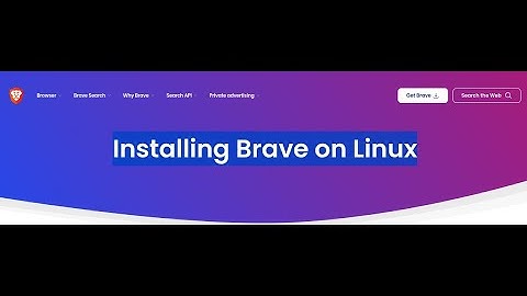 Installing Brave on Linux       #braves  #ai  #linux