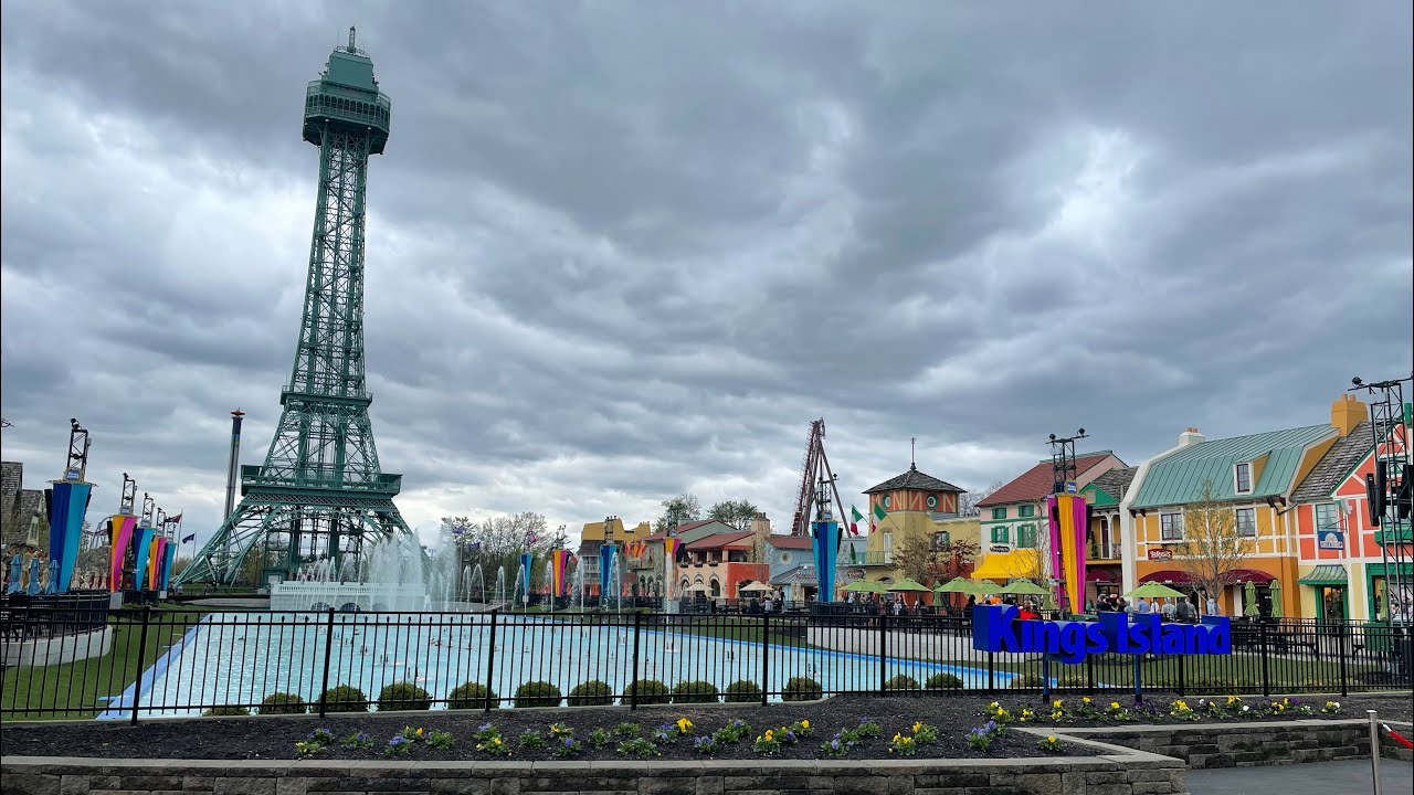Eiffel tower at kings island 2023 youtube
