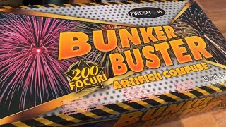 Baterie BUNKER BUSTER 200 Focuri 20mm FIRESHOW !