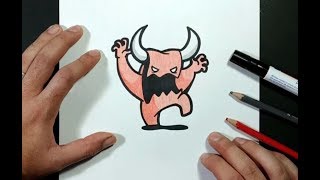 Como dibujar un demonio paso a paso 6 | How to draw a demon 6 - thptnganamst.edu.vn