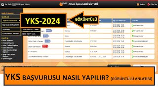 YKS BAŞVURUSU NASIL YAPILIR? (GÖRÜNTÜLÜ ANLATIM) (2024 YKS BAŞVURUSU)-ÖSYM ŞİFRESİ ALMA