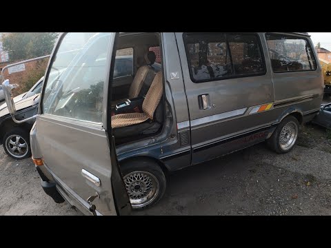 2 часть по восстановлению старого "микроавтобуса" Nissan Vanette 1984 года