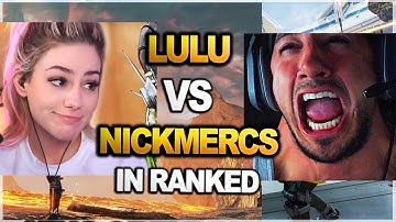 Nickmercs team vs LULU team in ranked | daltoosh funny game ( apex legends )