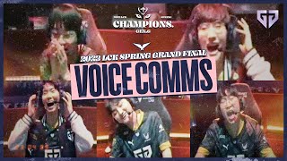 판도를 뒤집다 │ 2023 LCK 스프링 스플릿 결승 Voice Comms [T1 vs GEN]