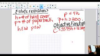 Foundations 11   Unit 1   Optimization word problem