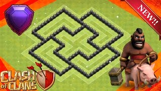 Clash of Clans  - BEST TH6 FARMING BASE   !UPDATE COMPATIBLE!