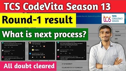 Codevita Round-1 result| What is next process 🤔All doubt cleared #tcscodevita #tcs