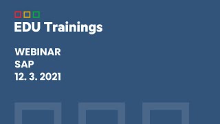 Webinar recording SAP screenshot 1