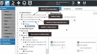 Prevent collision after program stop with a 