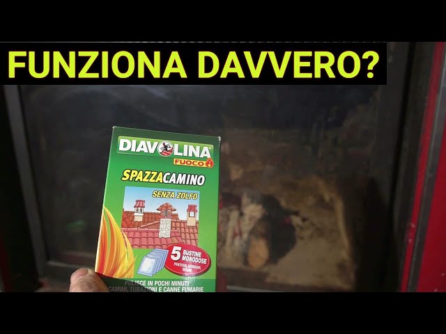 Diavolina Spazzacamino, test nel termocamino: funziona davvero? 