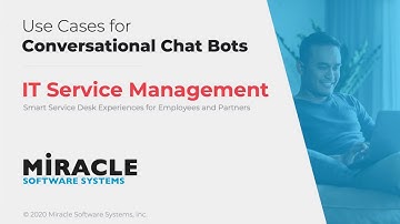 Conversational Chatbot Use Cases for IT Service Management