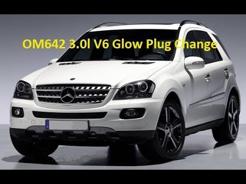 mercedes-chrysler-om642-v6-diesel-glow-plug-change