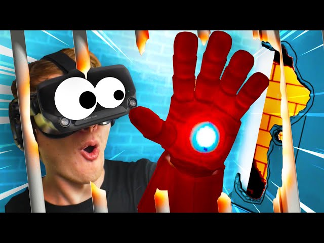 Finding IRON MAN'S SECRET GLOVE to ESCAPE PRISON!!?! (Prison Boss VR)