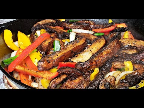 Easy Mushroom Fajitas Recipe | Veggie Fajitas Recipe | HD Cooking Video