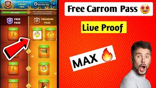 Free Carrom Pass 😍 Live Proof 🔥 || Carrom Pass Minimize Trick 🔥 Carrom Pool